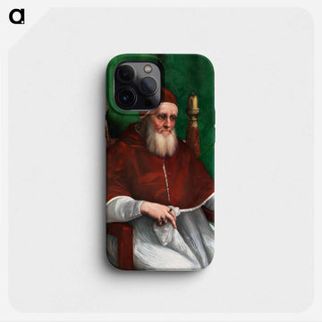 Raphael's Portrait of Pope Julius II - ラファエロ サンティ Phone Case.
