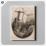 Rembrandt van Rijn's oval plate - レンブラント ファン レイン Canvas.