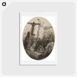 アートポストカード-Rembrandt van Rijn's oval plate - レンブラント ファン レイン Postcard.