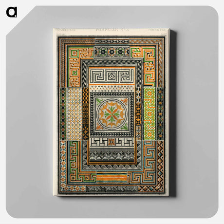アートパネル-Grammar of Ornament Illustration
 - 装飾の文法 Canvas.