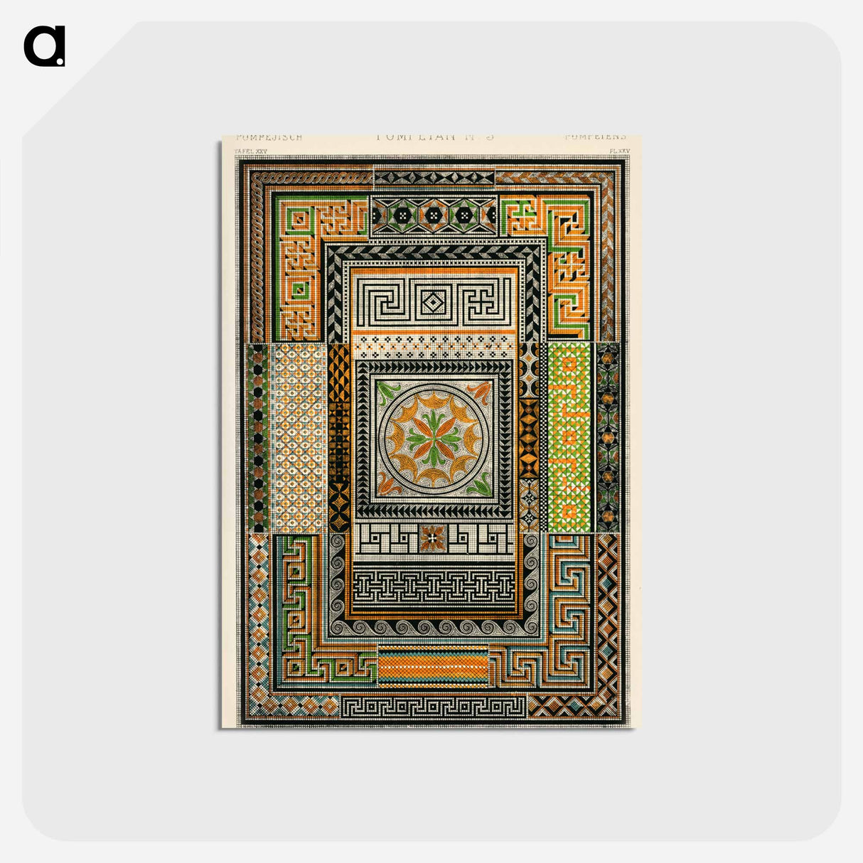 アートポストカード-Grammar of Ornament Illustration
 - 装飾の文法 Postcard.