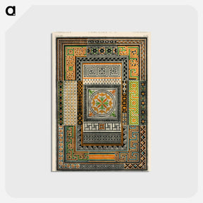 アートポストカード-Grammar of Ornament Illustration
 - 装飾の文法 Postcard.