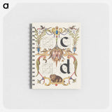 アートメモ帳-Guide for Constructing the Letters c and d from Mira Calligraphiae Monumenta
 - 書道のお手本 Memo.