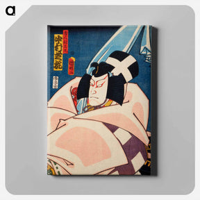 アートパネル-Portraits of an Actor - 豊原 国周 Canvas.