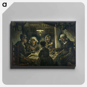 アートパネル-The Potato Eaters - フィンセント ファン ゴッホ Canvas.