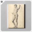 アートパネル-Male Academy Nude
 - ウィーン博物館 Canvas.