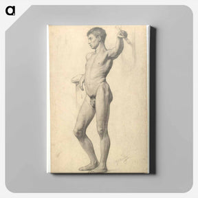 アートパネル-Male Academy Nude
 - ウィーン博物館 Canvas.