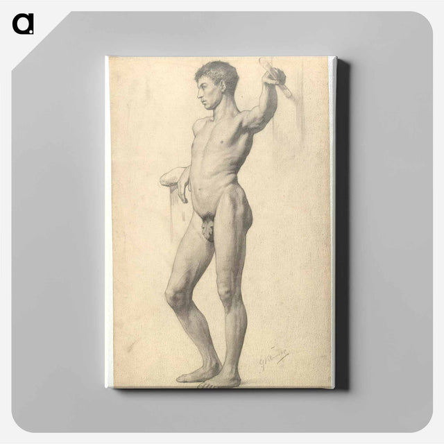 アートパネル-Male Academy Nude
 - ウィーン博物館 Canvas.