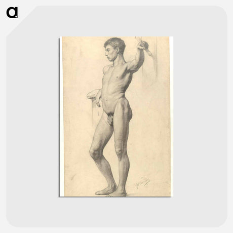 アートポストカード-Male Academy Nude
 - ウィーン博物館 Postcard.