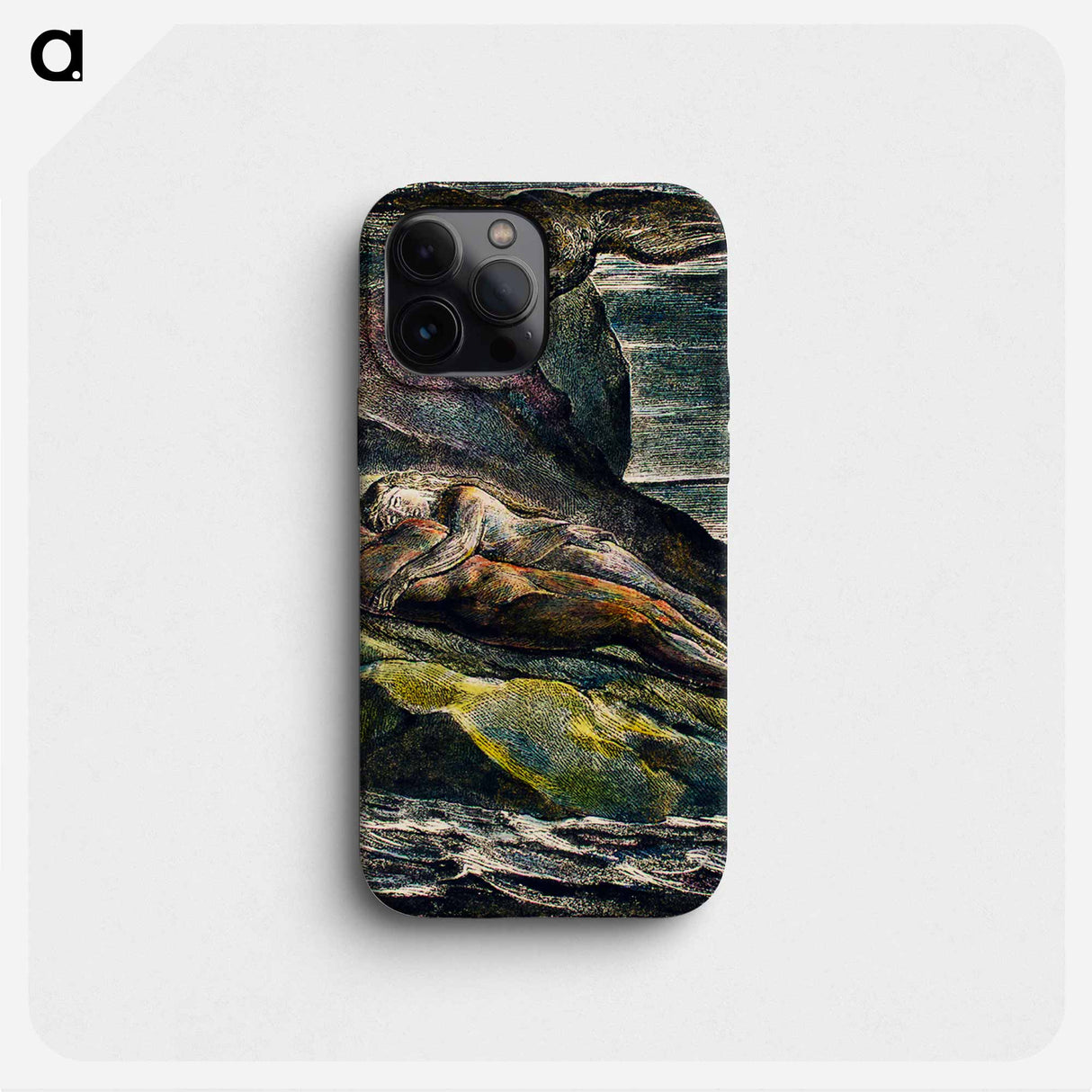 The eagle illustration from Milton: a Poem, To Justify the Ways of God to Men by William Blake - ウィリアム ブレイク Phone Case.