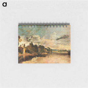 アートメモ帳-The Thames near Walton Bridges - ウィリアム ターナー Memo.