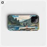 Hudson River, Logging - Winslow Homer Phone Case.