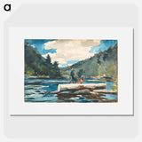 Hudson River, Logging - Winslow Homer Poster.