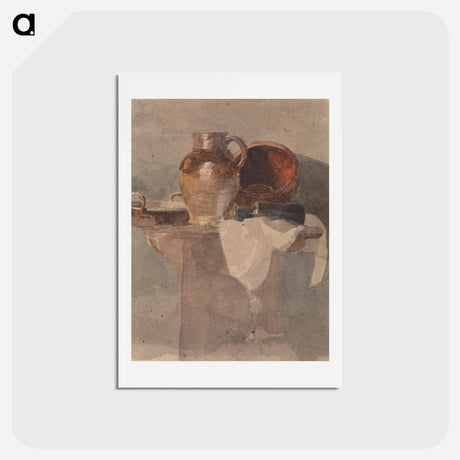アートポストカード-Still Life with a Jug and Copper Pan
 - イェール大学アートギャラリー Postcard.