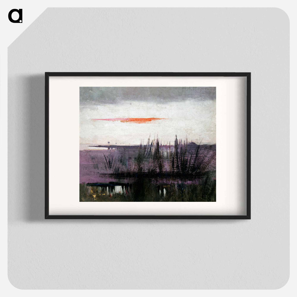 The Sky Simulated by White Flamingoes - アボット ハンダーソン セイヤー Poster.