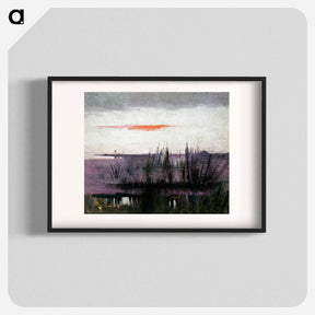 アートポスター-The Sky Simulated by White Flamingoes - アボット ハンダーソン セイヤー Poster.