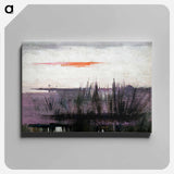 The Sky Simulated by White Flamingoes - アボット ハンダーソン セイヤー Canvas.