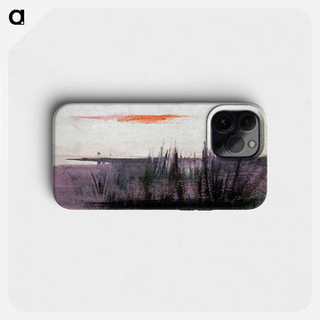 The Sky Simulated by White Flamingoes - アボット ハンダーソン セイヤー Phone Case.