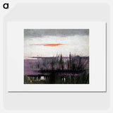 The Sky Simulated by White Flamingoes - アボット ハンダーソン セイヤー Poster.