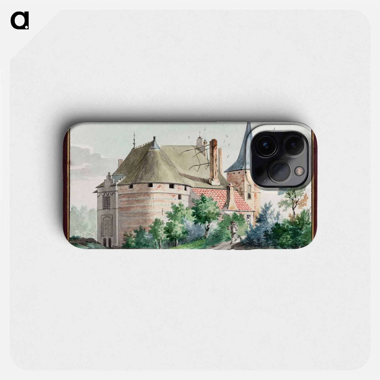 The castle in Wouw - アールト シューマン Phone Case.