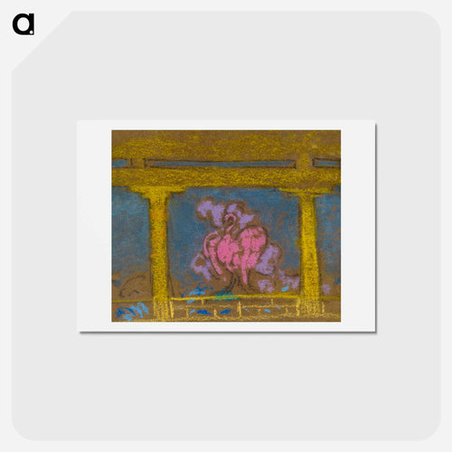 Study for Scene in the Daughter of Heaven, Santa Fe - 不思議の国のアリス Postcard.