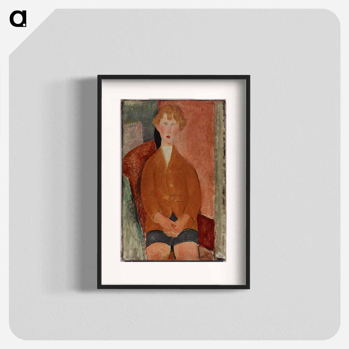 Boy in Short Pants - Amedeo Modigliani Poster.