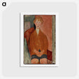 アートポストカード-Boy in Short Pants - アメデオ モディリアーニ Postcard.