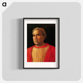 アートポスター-Portrait of Cardinal Lodovico Mezzarota - アンドレア マンテーニャ Poster.