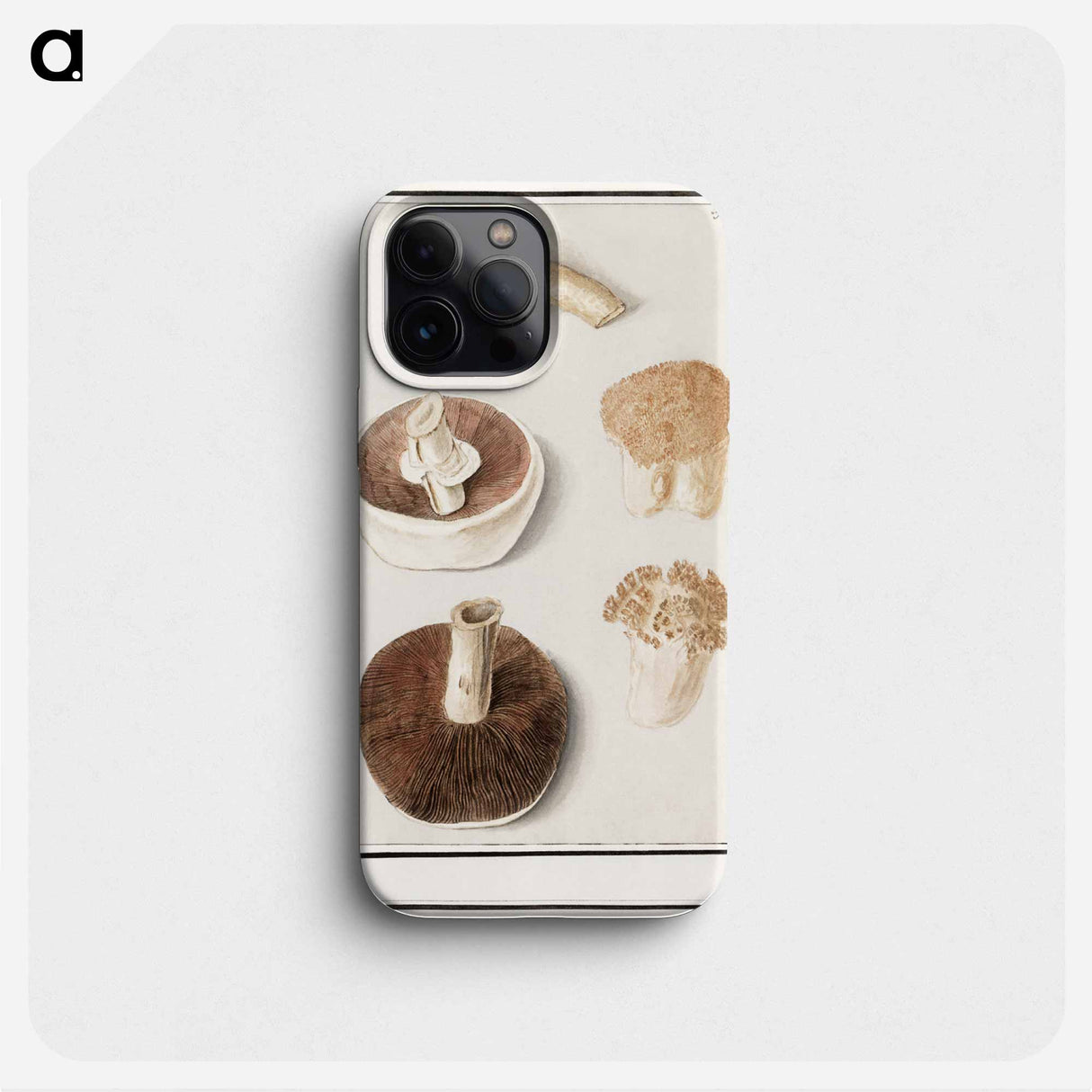 Common meadow mushroom - アンセルムス ボエティウス デ ブート Phone Case.