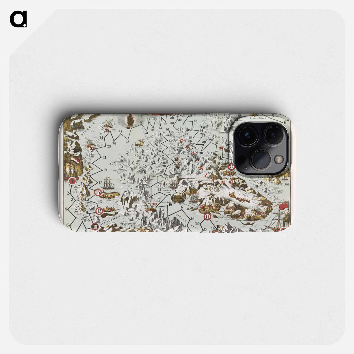 Noordpool - アンティーク地図 Phone Case.