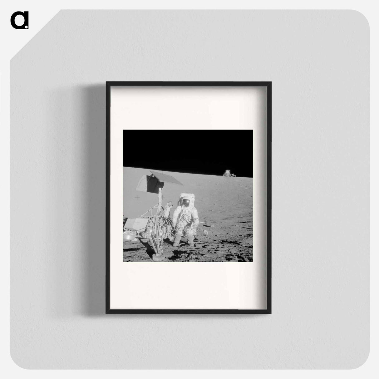Astronaut Charles Conrad Jr. - Apollo Moon Landing Poster.