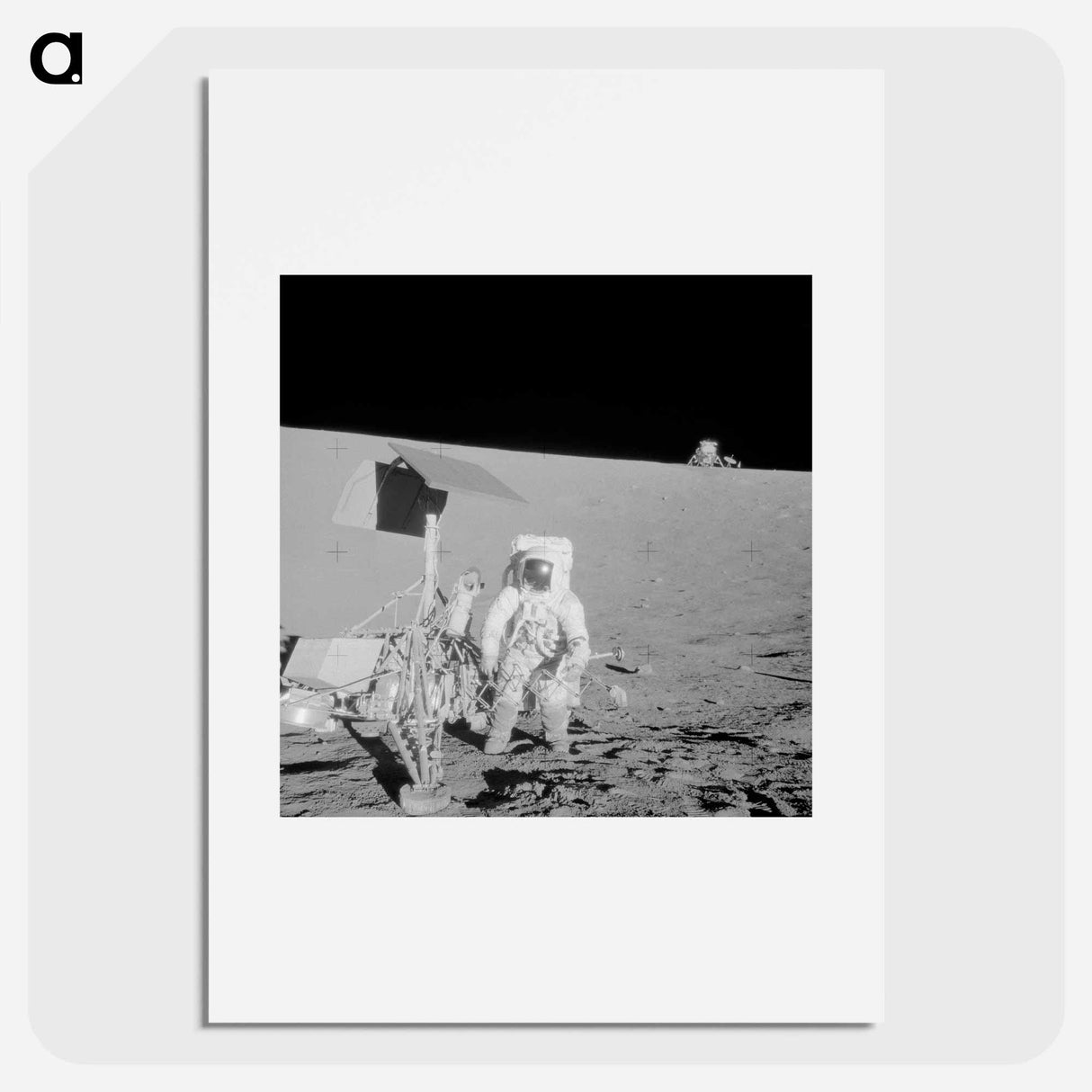 Astronaut Charles Conrad Jr. - Apollo Moon Landing Poster.