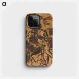 Study for at the table - アーノルド ピーター ワイズ クビンチャン Phone Case.