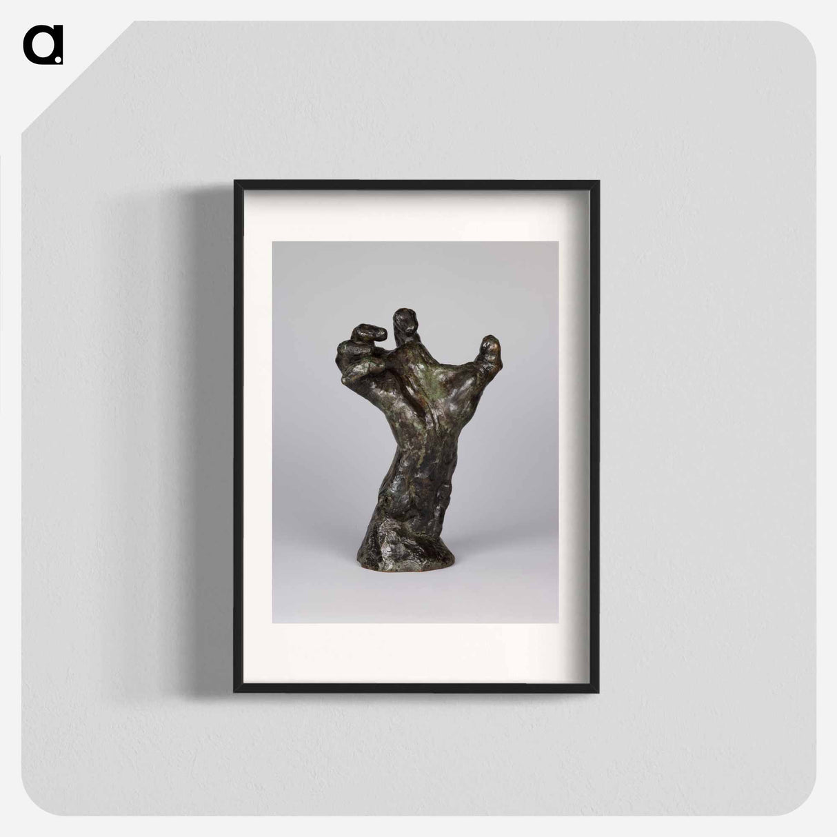 The Clenched Hand - Auguste Rodin Poster.