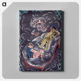 アートパネル-Two Figures and Cupid
 - バーンズ・コレクション Canvas.