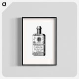 アートポスター-Cologne Bottle from Jersey Illustrated
 - 大英図書館 Poster.