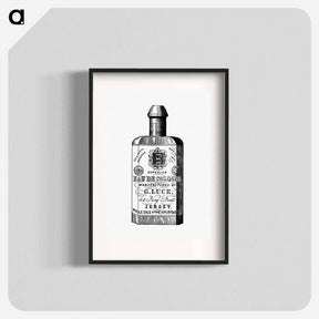 アートポスター-Cologne Bottle from Jersey Illustrated
 - 大英図書館 Poster.