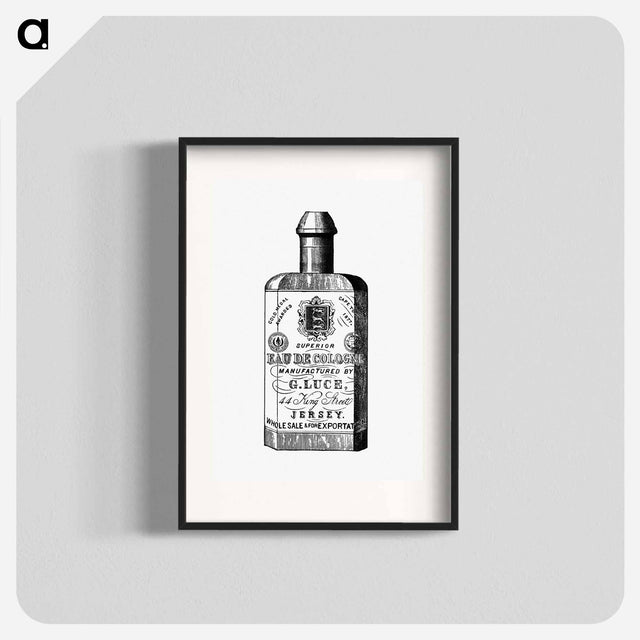 アートポスター-Cologne Bottle from Jersey Illustrated
 - 大英図書館 Poster.