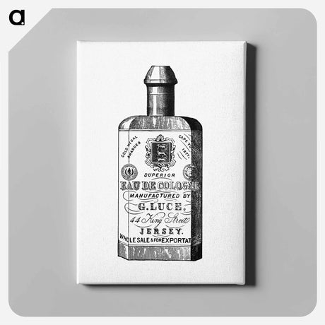 アートパネル-Cologne Bottle from Jersey Illustrated
 - 大英図書館 Canvas.