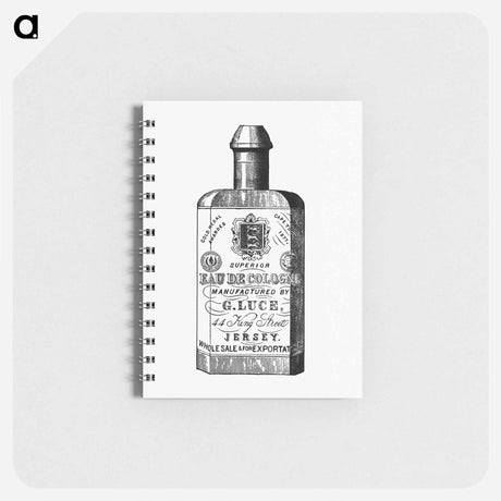 アートメモ帳-Cologne Bottle from Jersey Illustrated
 - 大英図書館 Memo.