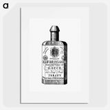 アートポスター-Cologne Bottle from Jersey Illustrated
 - 大英図書館 Poster.