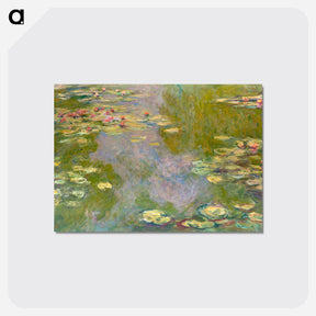 アートポストカード-Water Lilies - クロード モネ Postcard.