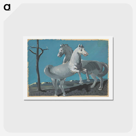 アートポストカード-Horses (study of a horse on the back)
 - シプリアン マジェルニク Postcard.