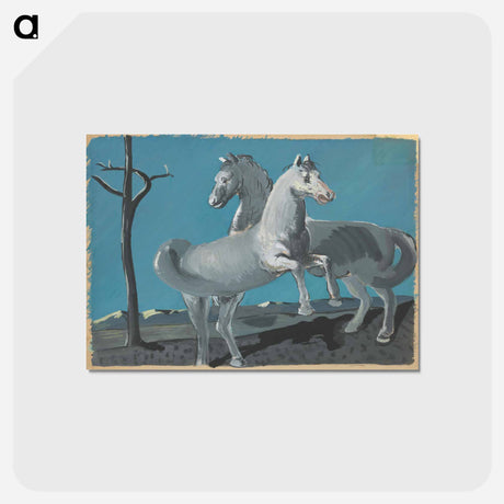 アートポストカード-Horses (study of a horse on the back)
 - シプリアン マジェルニク Postcard.