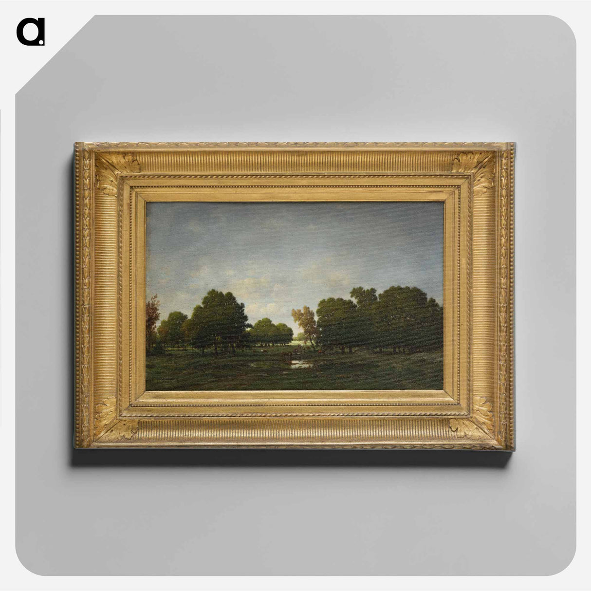 アートパネル-The Forest of Fontainebleau
 - デトロイト美術館 Canvas.