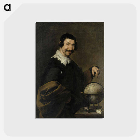アートポストカード-Democritus - ディエゴ ベラスケス Postcard.