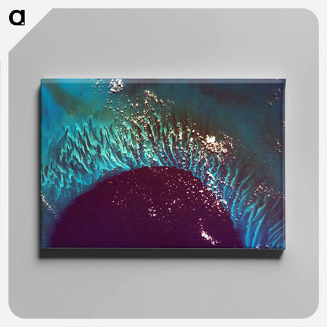 アートパネル-Tongue of the Ocean and Grand Bahama Bank
 - 上空からの地球 Canvas.