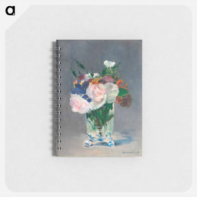 アートメモ帳-Flowers in a Crystal Vase - エドゥアール マネ Memo.