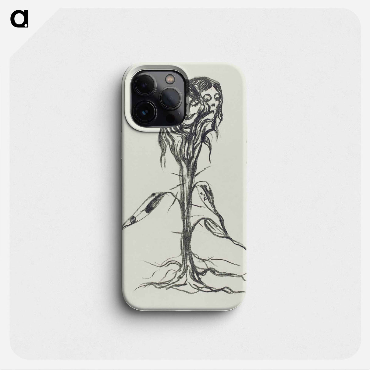 Vignette: Amaryllis - Edvard Munch Phone Case.