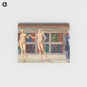 アートメモ帳-The Pilgrim in the Garden of Idleness - Study of nine Figures - エドワード バーン ジョーンズ Memo.